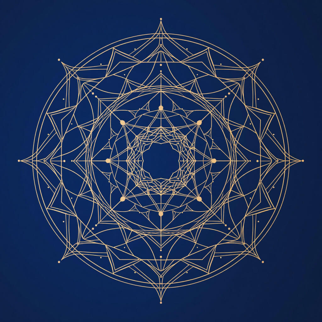 Moderne astrologische Mandala